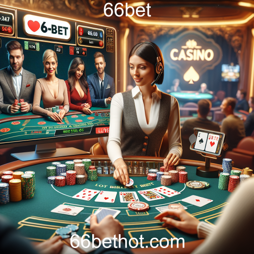 Experiência Imersiva de Dealer Ao Vivo no 66bet